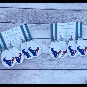 Houston Texans earrings